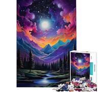 Jigsaw Puzzles 1000 Pieces for Adults The Brightest Star 1000 Jigsaw Puzzle DIY Toys Learning Educational Christmas Birthday Gifts (38x52cm)