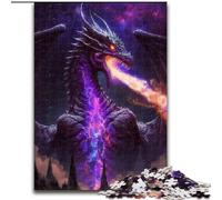 Jigsaw Puzzles 1000 Pieces for Adults The Cosmic Dragon King Jigsaw Puzzles for Adults, 1000 Piece Family Bonding Activity, Unique Gift for Holidays & Birthdays (Size 26x38cm)