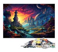 Jigsaw Puzzles 1000 Pieces for Adults The Cosmic Eye of Painting Puzzle Wall Decoration Great Gift for And Teenager Age 14 Years Up 1000pcs(38x26cm)