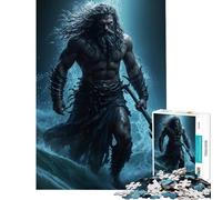 Jigsaw Puzzles 1000 Pieces for Adults The Ocean King’s Wrath Family Games Brain Intelligence Challenge Addictive Toys Great Gifts For Family Fun (size 50x75cm)