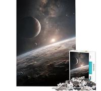 Jigsaw Puzzles 1000 Pieces for Adults The Outer Planets 1000 Jigsaw Puzzle DIY Toys Learning Educational Christmas Birthday Gifts (38x26cm)