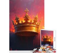 Jigsaw Puzzles 1000 Pieces for Adults The Royal Crown Adult Jigsaw Puzzles Precision Cutting Challenging To Complete Toy Intellectual Game (50x75cm)