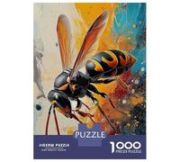 Jigsaw Puzzles 1000 Pieces for Adults The Stinging Wasp Jigsaws for Adults Fun Games Stress Reliever Help The Brain Exercise 52x38cm/1000pcs