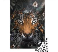 Jigsaw Puzzles 1000 Pieces for Adults The Tigers Garden Jigsaw Puzzles 1000 Pieces for Adults 1000pcs (38x26cm)