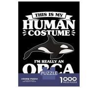 Jigsaw Puzzles 1000 Pieces for Adults This Is My Human Costume Puzzle for Adults Hands-on Game Improve Memory Deal As Gifts for The Whole Family 52x38cm/1000pcs