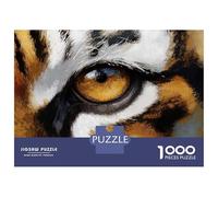 Jigsaw Puzzles 1000 Pieces for Adults Tiger Eye Maximalist Puzzle for Adults Toy Wall Decor Hand Speed Race Stress Reduction Gifts 38x26cm/1000pcs