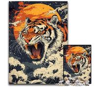Jigsaw Puzzles 1000 Pieces for Adults Tiger Roar Rage Puzzles for Adults DIY Home Decor Gift Brain Teaser Game 1000 PCS(75x50cm)