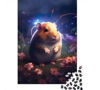 Jigsaw Puzzles 1000 Pieces for Adults | Tiny Hamster on Mars Puzzles | 1000 Piece Jigsaw Educational Games Home Decoration Puzzle 1000pcs (75x50cm)