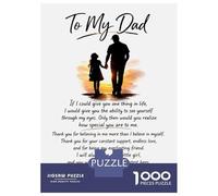 Jigsaw Puzzles 1000 Pieces for Adults To My Dad From Daughter Sentimental Gift Adult Puzzles Toy Wall Decor But Fun And Humorous Help The Brain Exercise 38x26cm/1000pcs