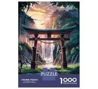 Jigsaw Puzzles 1000 Pieces for Adults Torii Gate in Forest Adult Puzzles Toy Wall Decor But Fun And Humorous Help The Brain Exercise 52x38cm/1000pcs