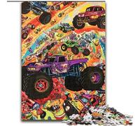 Jigsaw Puzzles 1000 Pieces for Adults Tractor in The Sea of Flowers Puzzles for Adults 26X38CM for Home Decor & Holiday Fun