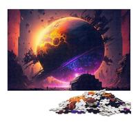 Jigsaw Puzzles 1000 Pieces for Adults Two Worlds Collide Jigsaw Puzzles for Adults Ideal for Teenagers & Collectors Travel Gift Family Activity 1000 PCS(38x26cm)