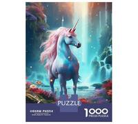 Jigsaw Puzzles 1000 Pieces for Adults Unicorn Horse Fantasy Puzzle for Adults Family Game Wall Decoration for Birthday, Chrismas 52x38cm/1000pcs