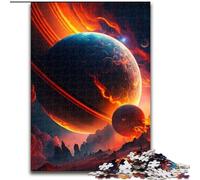 Jigsaw Puzzles 1000 Pieces for Adults Universe Planet Landscape Wooden Jigsaw Puzzles for Adults size 50x75cm Challenging Brain Teaser for Teenagers, Family Game Night Fun