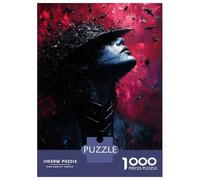 Jigsaw Puzzles 1000 Pieces for Adults Vampire Bat Human Jigsaws for Adults Fun Games A Work of Art Deal As Gifts for The Whole Family 38x26cm/1000pcs