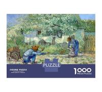 Jigsaw Puzzles 1000 Pieces for Adults Van Gogh First Steps Jigsaw Puzzle Relax Games Precision Cutting Unique Birthday And Gifts 38x26cm/1000pcs