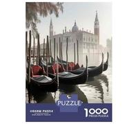 Jigsaw Puzzles 1000 Pieces for Adults Venice Gondola Ride Experience Jigsaws for Adults Fun Games A Work of Art Deal As Gifts for The Whole Family 38x26cm/1000pcs