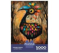 Jigsaw Puzzles 1000 Pieces for Adults Vibrant Forest Dodo Adult Jigsaw Hands-on Game Difficult Hard Unique Birthday And Gifts 38x26cm/1000pcs