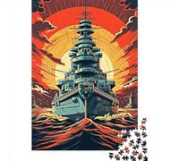 Jigsaw Puzzles 1000 Pieces for Adults Vintage_Warships Puzzle for Adults Wooden Board Puzzles Family Decoration 1000pcs (75x50cm)