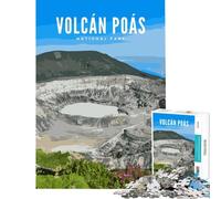 Jigsaw Puzzles 1000 Pieces for Adults Volcán Poás National Park Toys Educational Games Practical Game Learning Educational Gifts Ideas (Size 50x75cm)