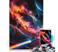 Jigsaw Puzzles 1000 Pieces for Adults Voyage Through The Cosmic Educational Game Hand Speed Race Birthday Present,Travel Gifts 38x52cm