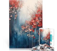 Jigsaw Puzzles 1000 Pieces for Adults Watercolor Floral Dream Lernspielzeug eignet sich ideal als Geschenk für die ganze Familie52x38cm