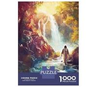 Jigsaw Puzzles 1000 Pieces for Adults Waterfall Nature Scenery Landscape Puzzle for Adults Hands-on Game Improve Memory Deal As Gifts for The Whole Family 52x38cm/1000pcs