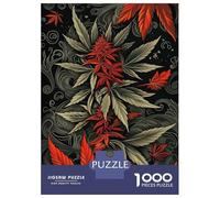 Jigsaw Puzzles 1000 Pieces for Adults Weed IV Puzzles for Adults Family Games Wall Decoration Stress Reduction Gifts 52x38cm/1000pcs