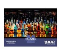 Jigsaw Puzzles 1000 Pieces for Adults Whiskey Bottles for Sale Online Puzzles for Adults Fun Games Improve Memory Deal As Gifts for The Whole Family 38x26cm/1000pcs