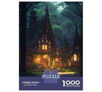 Jigsaw Puzzles 1000 Pieces for Adults Whispering Willow Cottage Puzzle for Adults Hands-on Game Precision Cutting Unique Birthday And Gifts 38x26cm/1000pcs