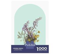 Jigsaw Puzzles 1000 Pieces for Adults Wildflower Bouquet Green Vintage Jigsaws for Adults Fun Games Stress Reliever Help The Brain Exercise 70x50cm/1000pcs