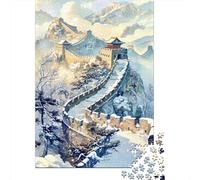 Jigsaw Puzzles 1000 Pieces for Adults Winter Great Wall Art Print-4 Adult Puzzles Toy Wall Decor But Fun And Humorous Help The Brain Exercise 38x26cm/1000pcs
