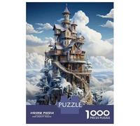 Jigsaw Puzzles 1000 Pieces for Adults Winter Wonderland Castle Jigsaw Puzzle Relax Games Precision Cutting Unique Birthday And Gifts 70x50cm/1000pcs