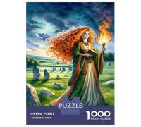 Jigsaw Puzzles 1000 Pieces for Adults Witchcraft Spell Book Puzzle for Adults Hands-on Game Improve Memory Deal As Gifts for The Whole Family 38x26cm/1000pcs