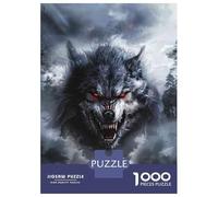 Jigsaw Puzzles 1000 Pieces for Adults Wolf Head Wallpapers for iPhone Jigsaw Puzzle Anti-Stress Toys Home Decoration Help The Brain Exercise 38x26cm/1000pcs
