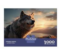 Jigsaw Puzzles 1000 Pieces for Adults Wolf Wallpapers for PC Puzzle for Adults Hands-on Game Improve Memory Deal As Gifts for The Whole Family 52x38cm/1000pcs