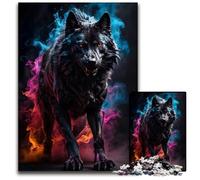 Jigsaw Puzzles 1000 Pieces for Adults Wolf Werewolf Impossible Jigsaw Puzzles for Adults Perfect for Birthday ChristmasHalloween Gifts 1000 PCS(75x50cm)