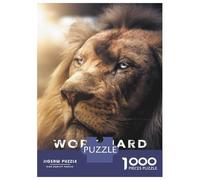Jigsaw Puzzles 1000 Pieces for Adults Work Hard Dream Big Lion Jigsaws for Adults Fun Games Stress Reliever Help The Brain Exercise 52x38cm/1000pcs
