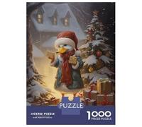 Jigsaw Puzzles 1000 Pieces for Adults Xmas Duck Puzzles for Adults Fun Games Improve Memory Deal As Gifts for The Whole Family 52x38cm/1000pcs
