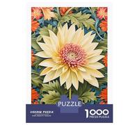 Jigsaw Puzzles 1000 Pieces for Adults Yellow Chrysanthemum Jigsaw for Adults Family Games A Work of Art Help The Brain Exercise 70x50cm/1000pcs