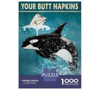 Jigsaw Puzzles 1000 Pieces for Adults Your Butt Napkins My Lord Puzzles for Adults Fun Games Improve Memory Deal As Gifts for The Whole Family 38x26cm/1000pcs