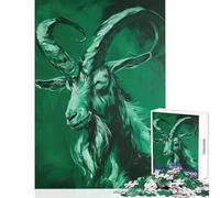 Jigsaw Puzzles 1000 Pieces for Adults Zodiac Capricorn Adult Jigsaw Puzzles Precision Cutting Challenging To Complete Toy Intellectual Game (50x75cm)