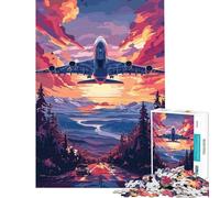 Jigsaw Puzzles 1000 Pieces for Teenagers A Beautiful Tech Plane Impossible Game Addictive Toys to Cultivate Patience Gifts Birthday Wall Art (Size 38x52cm)