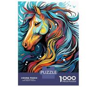 Jigsaw Puzzles 1000 Pieces for Teenagers A Winter Horse Puzzles for Adults DIY Toys Precision Cutting Help The Brain Exercise 70x50cm/1000pcs