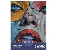 Jigsaw Puzzles 1000 Pieces for Teenagers Abstract Graffiti Wall Art Print Adult Jigsaw Toy Wall Decor Staycation Kill Time Help The Brain Exercise 70x50cm/1000pcs