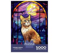 Jigsaw Puzzles 1000 Pieces for Teenagers Abstract Japanese Bobtail Puzzles for Adults DIY Toys Precision Cutting Help The Brain Exercise 38x26cm/1000pcs
