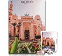 Jigsaw Puzzles 1000 Pieces for Teenagers Alexandria Impossible Game Presents for Women Secret Santa Gifts Size 38x26cm