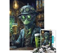 Jigsaw Puzzles 1000 Pieces for Teenagers Alien Ales Beer Beyond Jigsaw 1000 Pieces Home Decoration Toys Wall Decoration Deal As Gifts for The Whole Family (50x75cm)