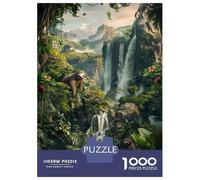 Jigsaw Puzzles 1000 Pieces for Teenagers Amazon Rainforest Mural Adult Jigsaw Toy Wall Decor Staycation Kill Time Help The Brain Exercise 52x38cm/1000pcs