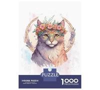Jigsaw Puzzles 1000 Pieces for Teenagers American Curl Cat Breed Jigsaws for Adults Relax Games Staycation Kill Time Help The Brain Exercise 52x38cm/1000pcs